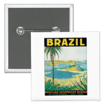 Vintage Brazil Pins
