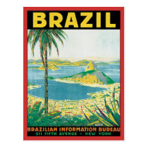 Vintage Brazil Postcard