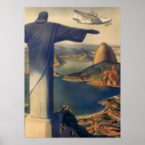 Vintage Brazil Print