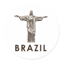 Vintage Brazil Sticker