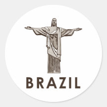 Vintage Brazil Sticker