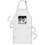 Vintage Bread Potato newspaper illustration Apron