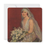 Vintage Bridal Portrait invitations