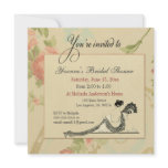 Vintage Bridal Shower Invitation Template