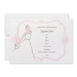 Vintage Bride Bridal Shower Invitation