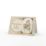 Vintage Bride Greeting Card