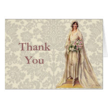 Vintage Bride Card