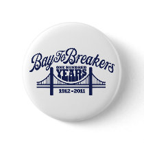 Vintage Bridge - Navy Pinback Button