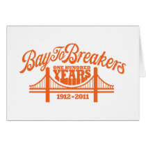 Vintage Bridge - Orange Greeting Cards