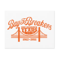 Vintage Bridge - Orange Post Card