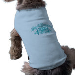 Vintage Bridge - Teal Dog Tee Shirt