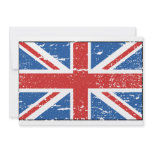 Vintage British Flag invitations