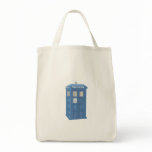 Vintage British Police Callbox Tote Bag
