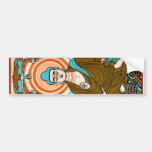 Vintage Buddha Art Bumper Sticker