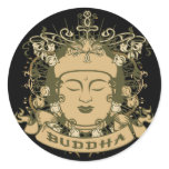 Vintage Buddha Face stickers