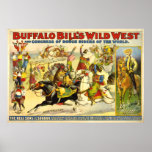 VINTAGE Buffalo Bill POSTER (repro) posters