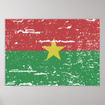 Vintage Burkina Faso Flag posters