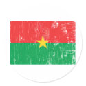 Vintage Burkina Faso stickers