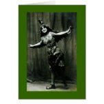 Vintage Burlesque Dancer cards