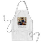 Vintage Business, Mailman Mail Carrier Delivering Aprons