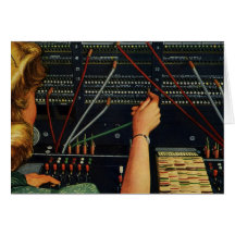 Vintage Business, Switchboard Operator Occupation Cards