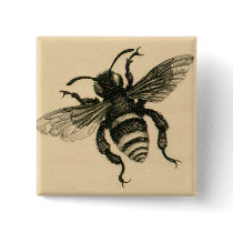 Vintage busy bee pin