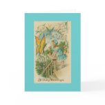 Vintage Butterflies Happy Birthday cards