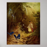 Vintage Butterfly Catcher Print