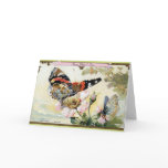 Vintage Butterfly Colour Card