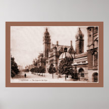 Vintage ca 1895 London The Imperial Institute Poster
