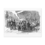 Vintage Cafe Boulevard Montmartre Paris Postcard