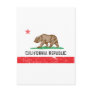 Vintage California Flag Post Card