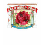 Vintage California Rose Floral t-shirts