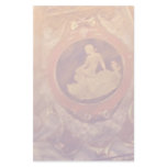 Vintage cameo art custom stationery