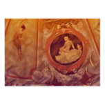 Vintage cameo business card template