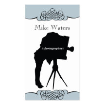 Vintage Camera Photography Business Card