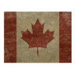 Vintage Canada Flag postcards