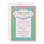 Vintage Candy Parlour Birthday Invitations