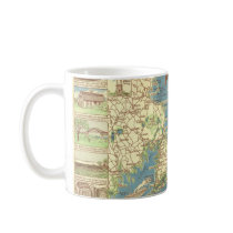 Vintage Cape Cod Map (1940) Mug