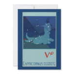 Vintage Capricorn; Signs of the Zodiac invitations