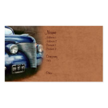 Vintage Car Business Card