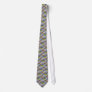 Vintage Car License Plates Neck Tie