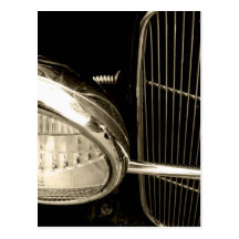 Vintage Car Postcard