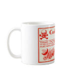 Vintage Carbolic Acid Poison Label mugs