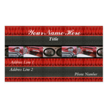 Vintage Cars Business Card