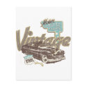 Vintage Cars ~ Classic Car Cruise Night Legend postcards