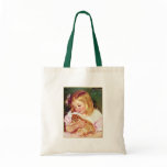 Vintage Cat Art:  "Girl Holding A Cat" bags