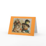 Vintage Cat Couple Anniversary cards