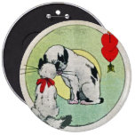 Vintage Cat Love Pin