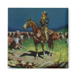 Vintage Cattle Rancher magnets